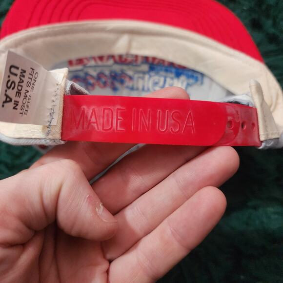 Vintage 1995 Coors Light Racing “The Silver Bullet” Snapback Hat Red White USA - Picture 8 of 8
